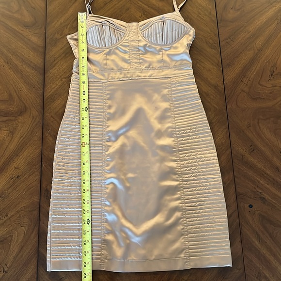 Oscar the Third Corset Dress in Nude 100% Silk Sz S - Picture 11 of 16